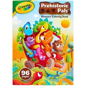 Crayola Dinosaur Coloring Book, 96 Coloring Pages, Ages 3, 4, 5, 6