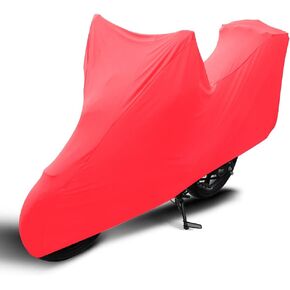 SLanguage Indoor Motorcycle Cover Velvet Stretch Elastic Covers for Motorbikes, 104 x 41 x 49 inches