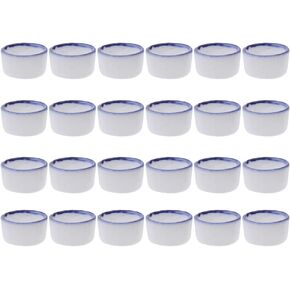24pcs Basin Tarantula Cork Bark Spider Water Bowl Scorpion Water Holder Tiny Dish Ceramic Reptile Dish Jumping Spider Accessories Larva Spiders Feeding Sink Ceramics Mini Food