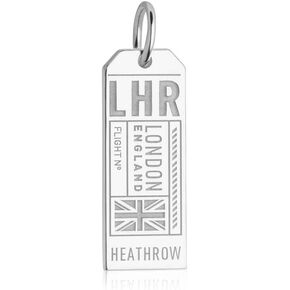 Jet Set Candy London LHR Luggage Tag Travel Charm