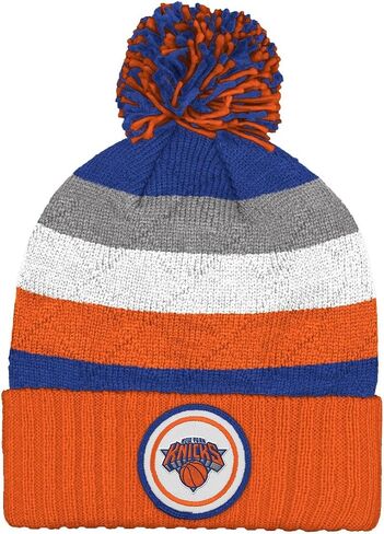 Mitchell & Ness NBA "Quilted Crown" Cuffed Knit Hat w/Pom in Saudi Arabia