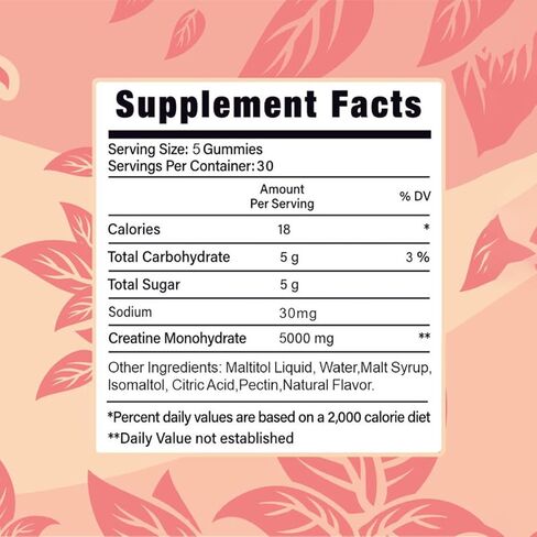 AzeilSupps Gluters Glute Gummies for Women,Creatine Monohydrate, Booty Gain, Muscle Builder in Kuwait