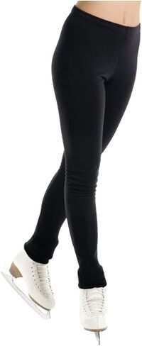 Mondor Girls Ladies Figure Skating Leggings Black Polartec 4453 in Saudi Arabia