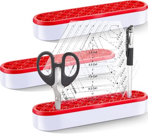 3 Pcs Quilting Supplies Sewing Tools Quilting Ruler Holder Silicone Cosmetic Sewing Supplies Sewing Organizer for Sewing Supplies Craft Quilting Supplies Scissors Markers Sewing Accessories in Saudi Arabia