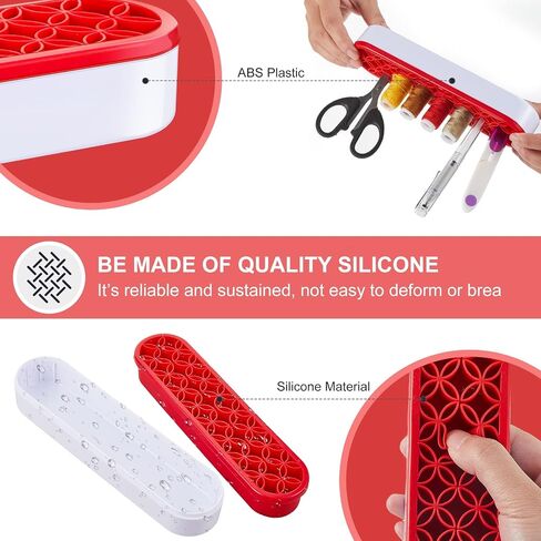 3 Pcs Quilting Supplies Sewing Tools Quilting Ruler Holder Silicone Cosmetic Sewing Supplies Sewing Organizer for Sewing Supplies Craft Quilting Supplies Scissors Markers Sewing Accessories in Saudi Arabia