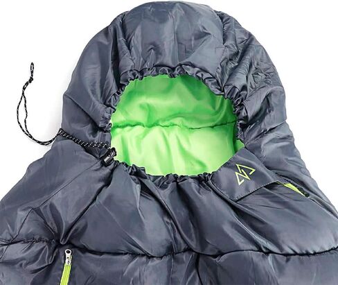 Evermann Faros Sleeping Bag for Adults & Kids - Light and Compressible for Camping | Ideal for Cold Temperatures Up to 32 F | Compression Bag Included in Saudi Arabia