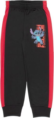 Disney Lilo and Stitch Boys 3-Piece Pants Set, Two Short Sleeve T-Shirts & Jogger Pants 3-Pack Bundle Set in Saudi Arabia