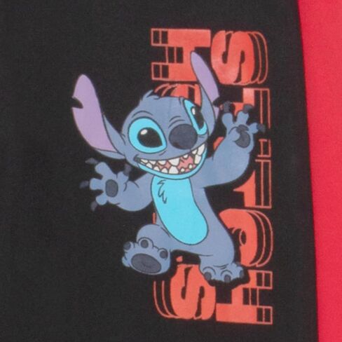 Disney Lilo and Stitch Boys 3-Piece Pants Set, Two Short Sleeve T-Shirts & Jogger Pants 3-Pack Bundle Set in Saudi Arabia