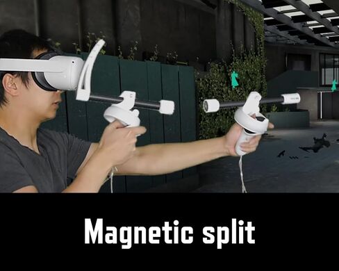 Business Company VR GunFace VR Magnetic-Split Gunstock (Quest 3), GF_Q3_W_LS in Saudi Arabia