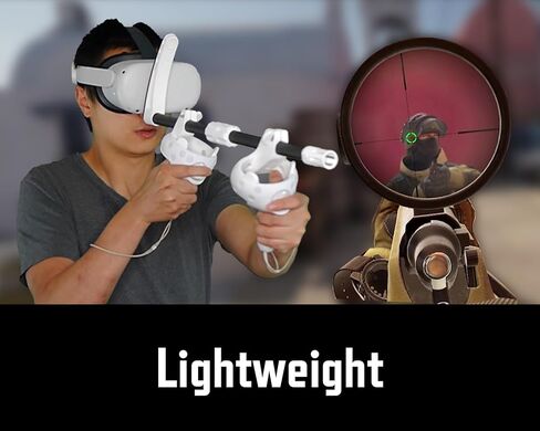Business Company VR GunFace VR Magnetic-Split Gunstock (Quest 3), GF_Q3_W_LS in Saudi Arabia