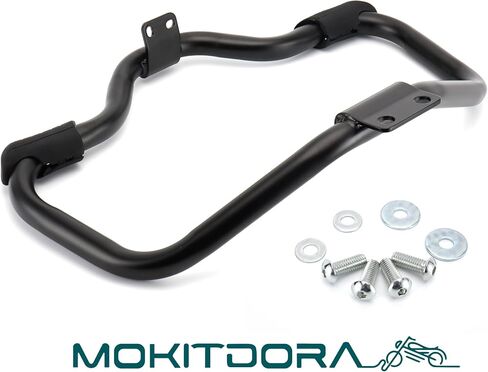 MoKitDora Sportster Engine Guard Highway Crash Bar 1.25" Fat Compatible with 2004-Later Harley Sportster XL and XR Models, Chrome in Saudi Arabia