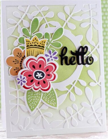 Ammsochy Cutting Dies Metal Stencils Scrapbooking Tools DIY Craft Carbon Steel Embossing Template for Paper Card Making Album Arts Crafts Supplies (Leaves and fish-11.1x14.3cm) in Saudi Arabia