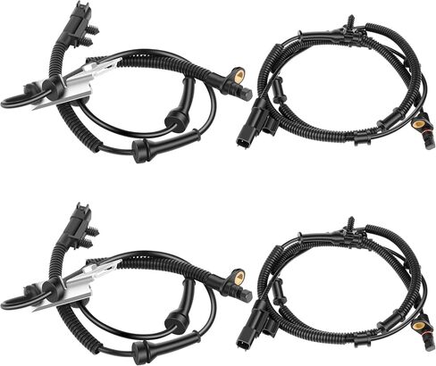 OCPTY ABS Sensor,Left+Right+Front Wheel Speed Sensor ALS1998Fit for 2008-2011 for Dodge Grand Caravan, 2009-2011 for Volkswagen Routan, 2008-2011 for Chrysler Town & Country Pack of 4 in Saudi Arabia