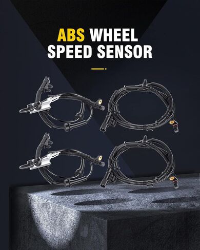 OCPTY ABS Sensor,Left+Right+Front Wheel Speed Sensor ALS1998Fit for 2008-2011 for Dodge Grand Caravan, 2009-2011 for Volkswagen Routan, 2008-2011 for Chrysler Town & Country Pack of 4 in Saudi Arabia
