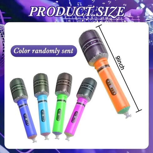 SBYURE 16 inch Party Inflatable Boom Box + 2 Microphones Inflatable Props + 23.6 inch Inflatable Keyboard Piano for 80s Party Decorations Inflatable Props in Saudi Arabia