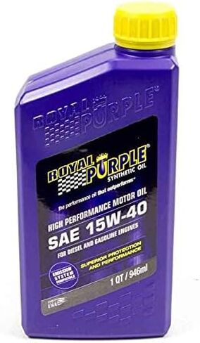 Royal Purple (06154-6PK API-Licensed Heavy Duty CJ-4 SAE 15W-40 High Performance Synthetic Motor Oil - 1 Quart, (Case of 6) in Saudi Arabia