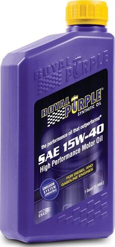 Royal Purple (06154-6PK API-Licensed Heavy Duty CJ-4 SAE 15W-40 High Performance Synthetic Motor Oil - 1 Quart, (Case of 6) in Saudi Arabia