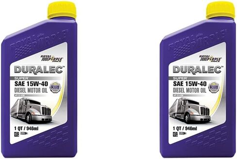 Royal Purple (06154-6PK API-Licensed Heavy Duty CJ-4 SAE 15W-40 High Performance Synthetic Motor Oil - 1 Quart, (Case of 6) in Saudi Arabia