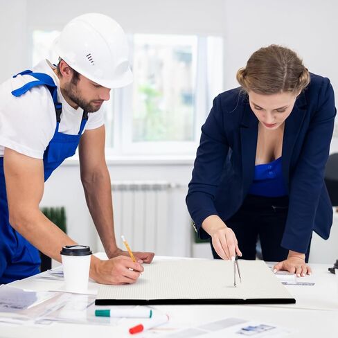 Fainne Large Engineering Graph Paper 22''x17'' Landscape 4" x 4"Grid Graph Paper Pad Giant Drafting Pad Sketching Graph Paper for Engineer Architect Designer Mathematician Draftsman (Beige and Black) in Kuwait