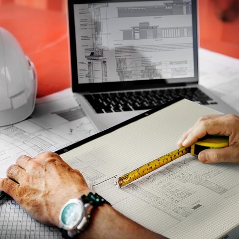 Fainne Large Engineering Graph Paper 22''x17'' Landscape 4" x 4"Grid Graph Paper Pad Giant Drafting Pad Sketching Graph Paper for Engineer Architect Designer Mathematician Draftsman (Beige and Black) in Kuwait