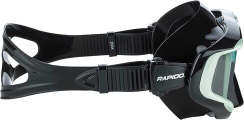 Rapido Boutique Collection Mask Fin Snorkel Set with Adult Snorkeling Gear, Panoramic View Diving Mask, Marine Adjustable Fin, Dry Top Snorkel +Travel Bag in Saudi Arabia
