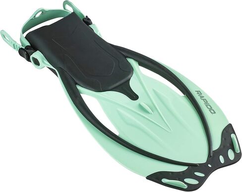 Rapido Boutique Collection Mask Fin Snorkel Set with Adult Snorkeling Gear, Panoramic View Diving Mask, Marine Adjustable Fin, Dry Top Snorkel +Travel Bag in Saudi Arabia