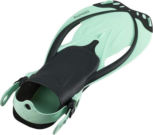 Rapido Boutique Collection Mask Fin Snorkel Set with Adult Snorkeling Gear, Panoramic View Diving Mask, Marine Adjustable Fin, Dry Top Snorkel +Travel Bag in Saudi Arabia