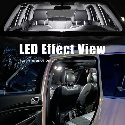 Gy-Adc 15 قطعة F250 F350 طقم إضاءة LED داخلي لـ 1999-2016 Ford F-250 F-350 Super Duty White 6000K حزمة إضاءة LED داخلية، أضواء الشحن، أضواء لوحة الترخيص، أداة التثبيت in Kuwait