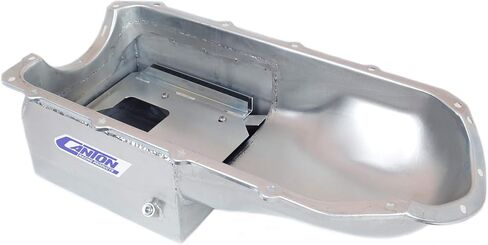 Canton Racing Products 15-450 Oil Pan (For Pontiac 301-455 Shallow Road Race Pan), 1 Pack in Saudi Arabia