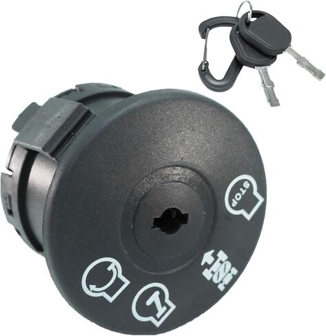PARFIT 532175566 Ignition Switch with Key 4-Position 7-Terminals for Craftsmann Dixonn Husqvarn Cub Cade 532175566 John Deeree E100 D100 LA100 L105 L100 L110 GY20074 175566… in Saudi Arabia