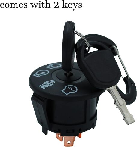PARFIT 532175566 Ignition Switch with Key 4-Position 7-Terminals for Craftsmann Dixonn Husqvarn Cub Cade 532175566 John Deeree E100 D100 LA100 L105 L100 L110 GY20074 175566… in Saudi Arabia