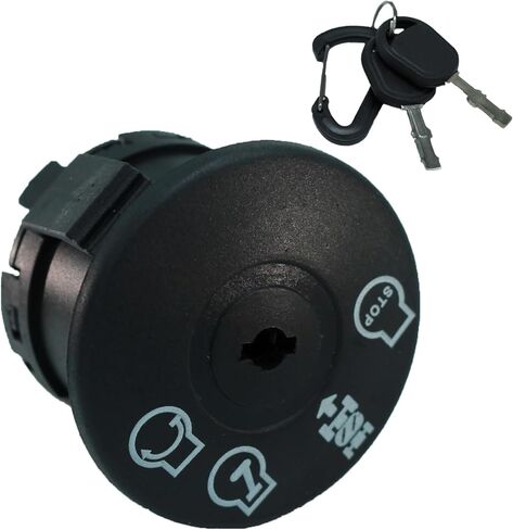 PARFIT 532175566 Ignition Switch with Key 4-Position 7-Terminals for Craftsmann Dixonn Husqvarn Cub Cade 532175566 John Deeree E100 D100 LA100 L105 L100 L110 GY20074 175566… in Saudi Arabia