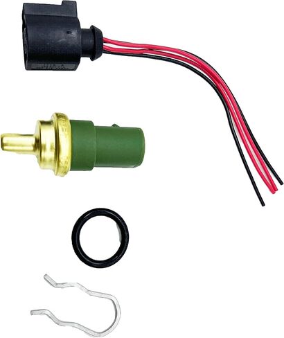 مستشعر درجة حرارة سائل تبريد المحرك مع أسلاك توصيل ضفيرة متوافقة مع A4 A6 S4 S6 TT VW Golf Jetta Passat in Kuwait