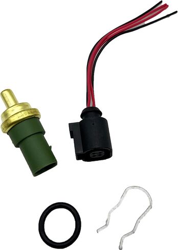 مستشعر درجة حرارة سائل تبريد المحرك مع أسلاك توصيل ضفيرة متوافقة مع A4 A6 S4 S6 TT VW Golf Jetta Passat in Kuwait