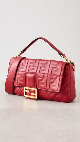 Shopbop Archive Women's Pre-Loved Fendi Large Baguette NM, Zucca Embossed in Saudi Arabia