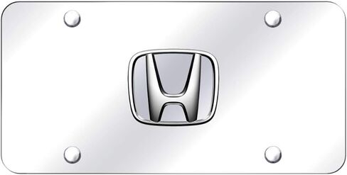 شعار هوندا كروم على لوحة ترخيص الكروم - بدون تعبئة سوداء in Kuwait