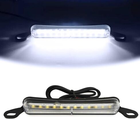 Universal LED License Plate Light Running Lamp Reverse Lights Tail Light Assembly for Car Trailer UTV ATV Truck RV Boat, Extremely Bright LED License Plate Lights, Blue (6000K) in Saudi Arabia