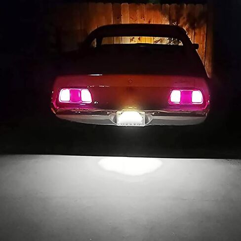 Universal LED License Plate Light Running Lamp Reverse Lights Tail Light Assembly for Car Trailer UTV ATV Truck RV Boat, Extremely Bright LED License Plate Lights, Blue (6000K) in Saudi Arabia