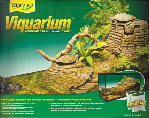 TetraFauna Viqaquarium, All-In-One Terrarium And aquarium, Ideal For Aquatic Reptiles And Amphibians in Saudi Arabia