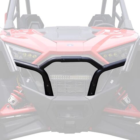 المصد الأمامي A & UTV PRO لملحقات Polaris RZR PRO XP/XP 4 لعام 2022 2023، واقي حماية الفرشاة الأمامية شديد التحمل، استبدل OEM # 2883746-458، أسود غير لامع in Saudi Arabia