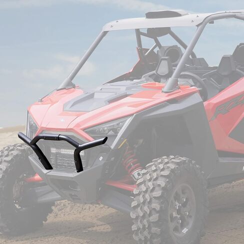 المصد الأمامي A & UTV PRO لملحقات Polaris RZR PRO XP/XP 4 لعام 2022 2023، واقي حماية الفرشاة الأمامية شديد التحمل، استبدل OEM # 2883746-458، أسود غير لامع in Saudi Arabia