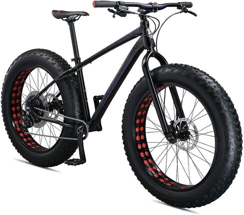 Mongoose Argus Sport Men and Women Fat Tire Mountain Bike, 26-Inch Wheels, Tectonic T2 Adult Frame, Hydraulic Disc Brakes in Saudi Arabia