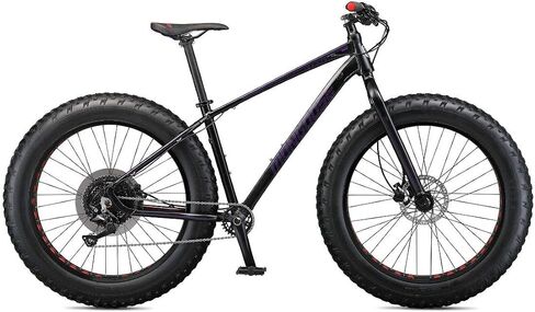 Mongoose Argus Sport Men and Women Fat Tire Mountain Bike, 26-Inch Wheels, Tectonic T2 Adult Frame, Hydraulic Disc Brakes in Saudi Arabia