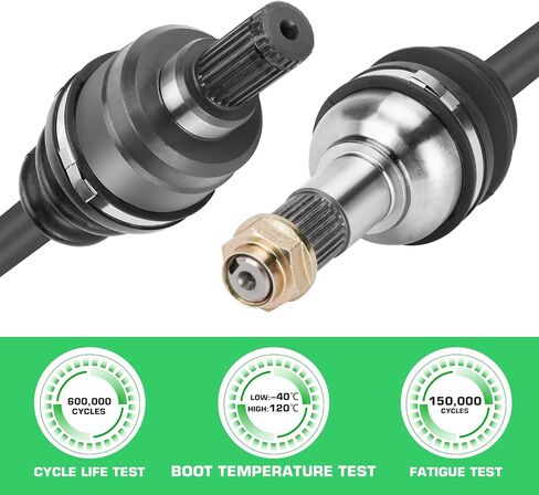 Youxmoto 2 Front+2 Rear CV Axle Fit for Yamaha Kodiak 450-2018-2021; For Grizzly 550-2009-2014; for Grizzly 700 2007 2008 2009 2010 2011 2012 2013; 4340 Chromoly Steel CV Axle Drive Half Shaft in Saudi Arabia