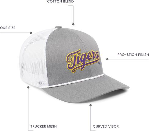 Pacific Headwear NCAA Men's Collegiate Trucker Snapback Braid Cap-Official Team Logo Hat for Sports Fans in Saudi Arabia