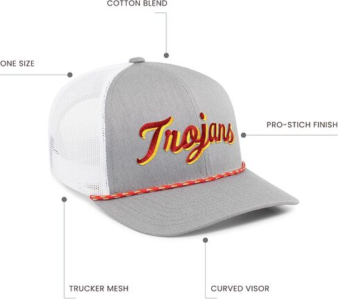 Pacific Headwear NCAA Men's Collegiate Trucker Snapback Braid Cap-Official Team Logo Hat for Sports Fans in Saudi Arabia