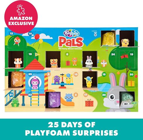 Educational Insights Playfoam Pals Pet Party 25-Day Preschool Advent Calendar 2023, Fidget Sensory Toy, Ages 3+, Amazon Exclusive in Saudi Arabia