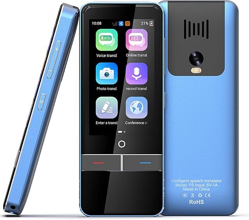 KZLVN Language Translator Device Enhance Communication - Accurate Real-time Translation in 139 Languages - Offline & Online - 3" Touch Screen - Perfect for Travel, Learning, Business in Kuwait