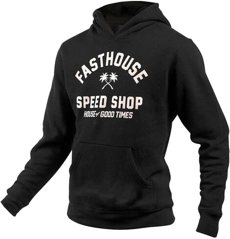 بلوفر بغطاء للرأس من FASTHOUSE Youth Haven، أسود in Kuwait