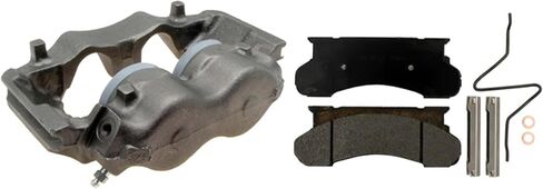 ACDelco Gold 18R1054 Front Driver Side Disc Brake Caliper Assembly with Semi-Metallic Pads (Loaded Non-Coated), Remanufactured in Saudi Arabia